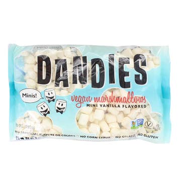 Dandies Mini Vanilla Air Puffed Vegan Marshmallows 283g - Available at Alosra Online Supermarket