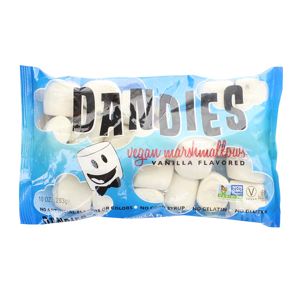 Dandies Vanilla Air Puffed Vegan Marshmallows 283g - Available at Alosra Online Supermarket