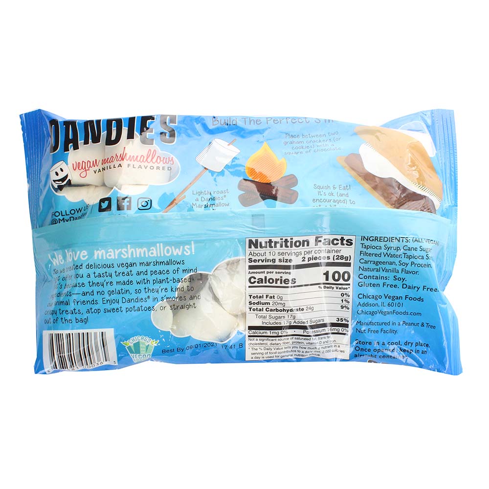 Dandies Air Puffed Vegan Vanilla Marshmallows - Bahrain Alosraonline store