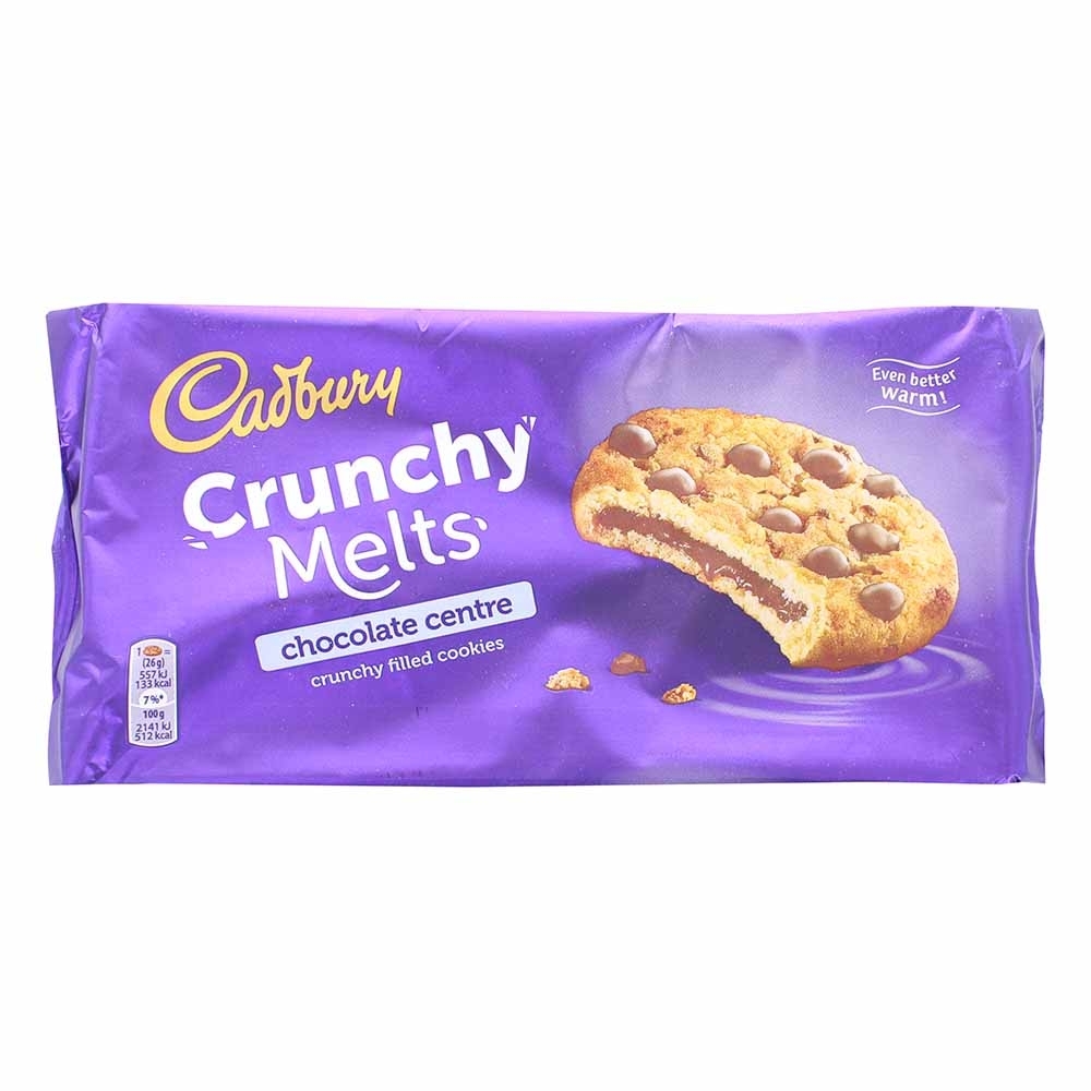 Cadbury Crunchy Melts Chocolate Centre 156g - Available at Alosra Online Supermarket