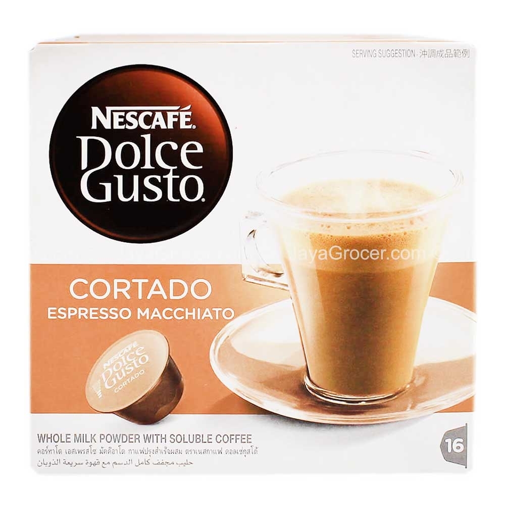 Nescafe Dolce Gusto Cortado Espresso Macchiato 100.8g - Available at Alosra Online Supermarket