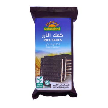 Natureland Dark Chocolate Rice Cake 90g 