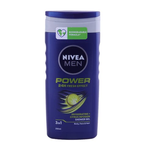Nivea Men Power Fresh Shower Gel 250ml - Available at Alosra Online Supermarket