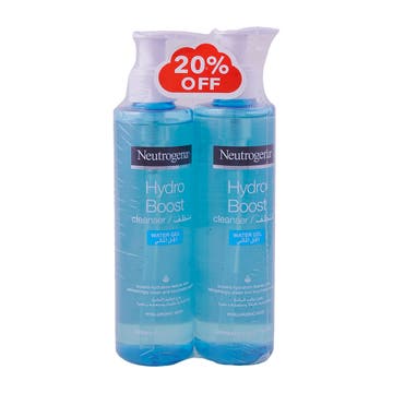 Neutrogena Hydro Boost Water Gel Cleanser 2x200ml [Special Offer] 
