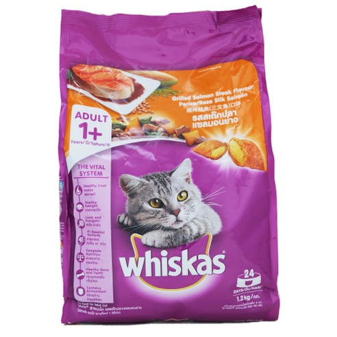 Whiskas Grilled Salmon Pocket 1.2Kg - Available at Alosra Online Supermarket