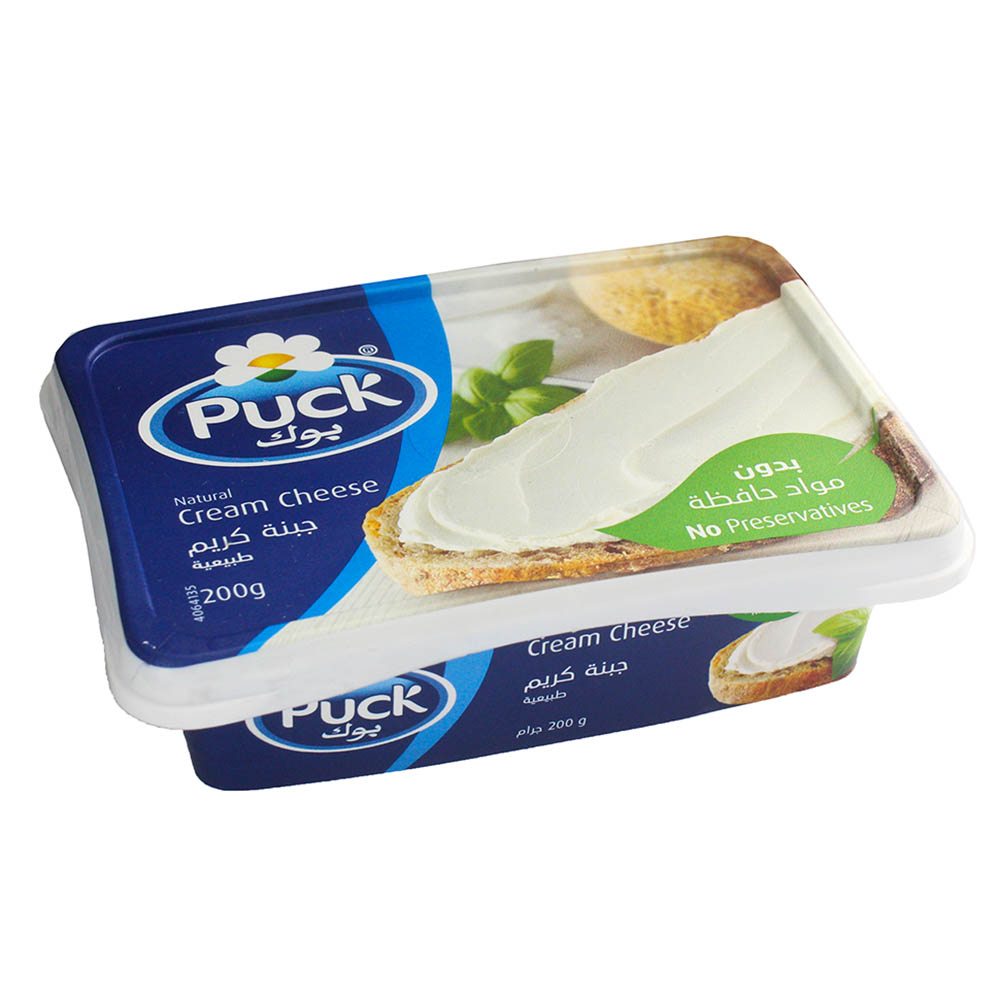 Puck Natural Cream Cheese 200g - Available at Alosra Online Supermarket