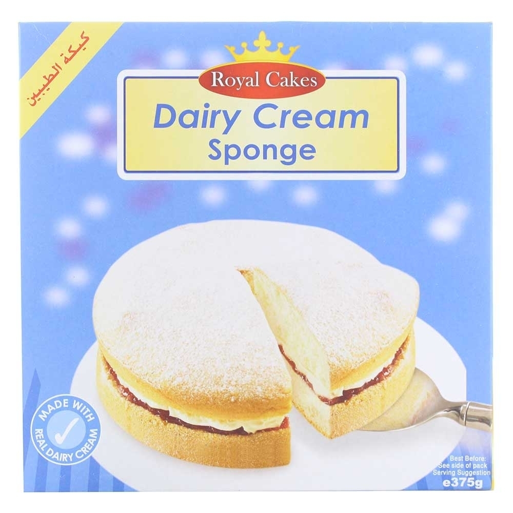 Royal Cakes Dairy Cream Sponge Cake 375g