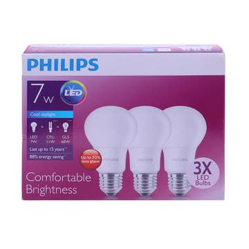 Philips 3xLed Bulb 7w E27 220-240v - Available at Alosra Online Supermarket