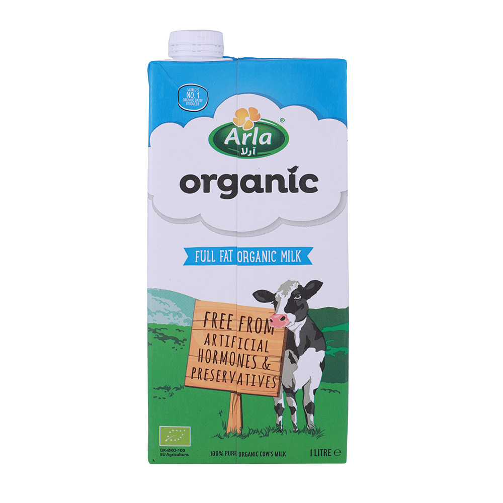 Arla Organic UHT Milk 3.5% 1L