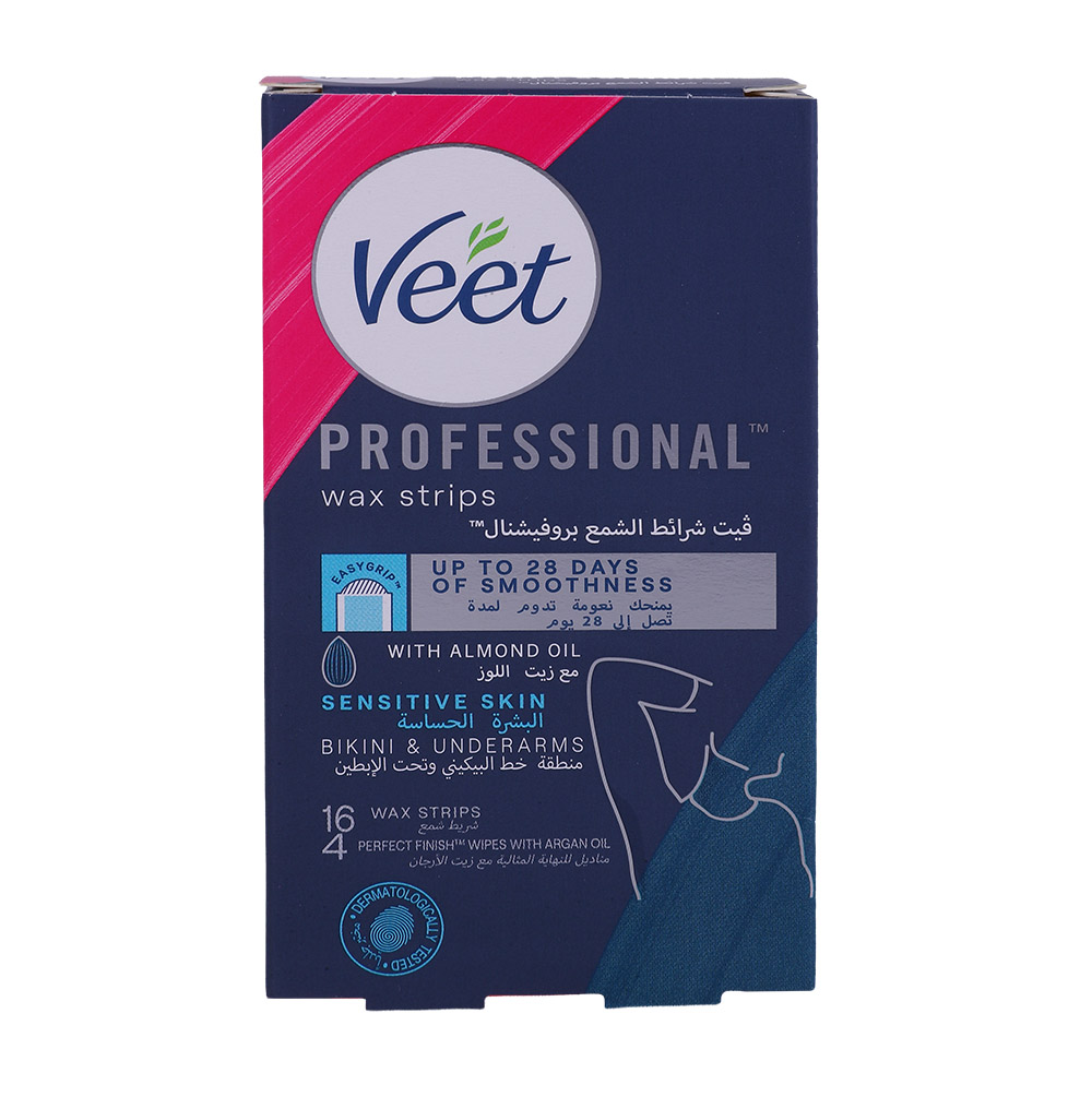 Veet Bikini & Underarm Cold Wax Strips 16's