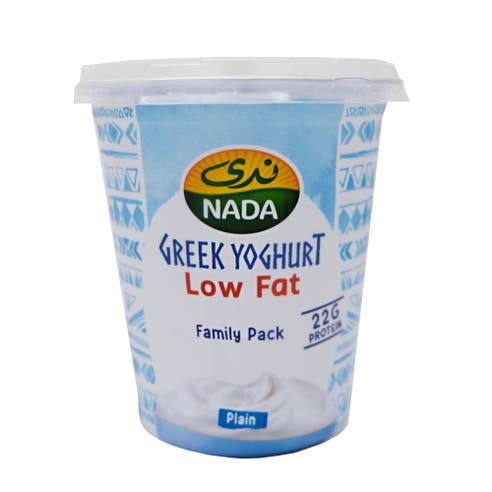 Nada Low Fat Plain Greek Yoghurt Family Pack 360g - Available at Alosra Online Supermarket