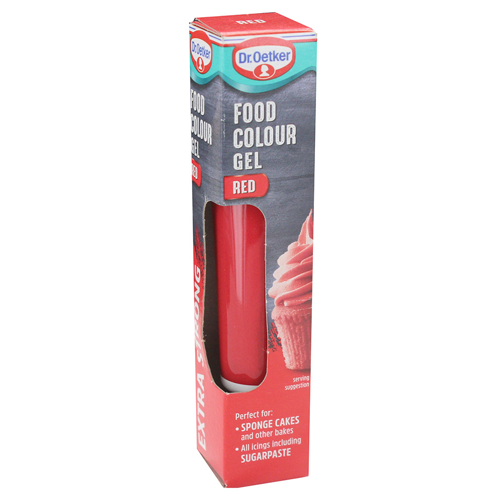 Dr. Oetker Red Food Colour Gel 15g - Available at Alosra Online Supermarket
