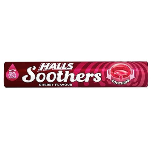 Halls Soothers Cherry Lozenges 45g - Available at Alosra Online Supermarket