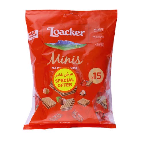 Loacker Minis Napolitaner Assorted Wafers 2x150g [Special Offer] - Available at Alosra Online Supermarket