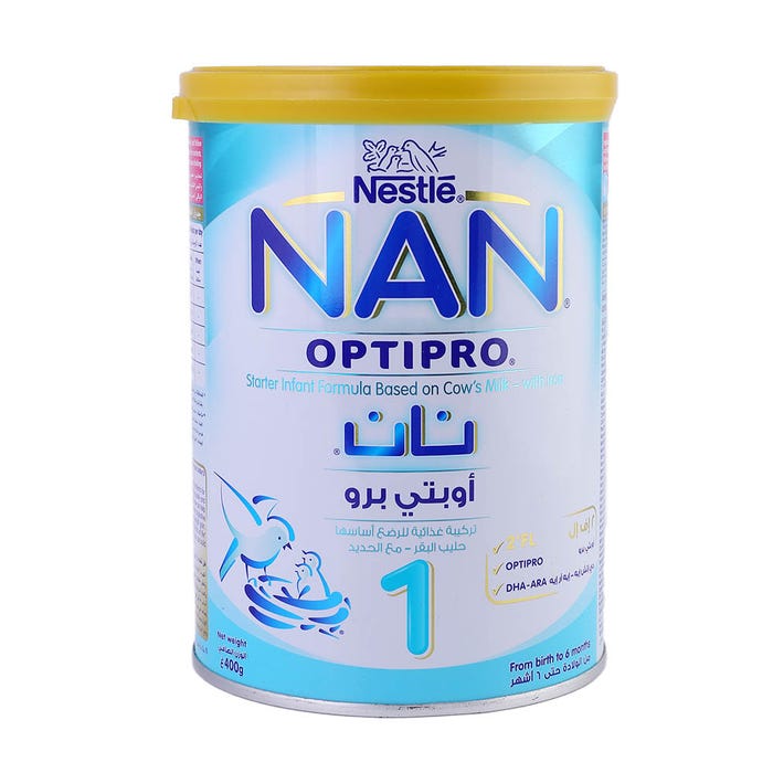 Nestle Nan Optipro 1 Baby Formula 400g - Available at Alosra Online Supermarket