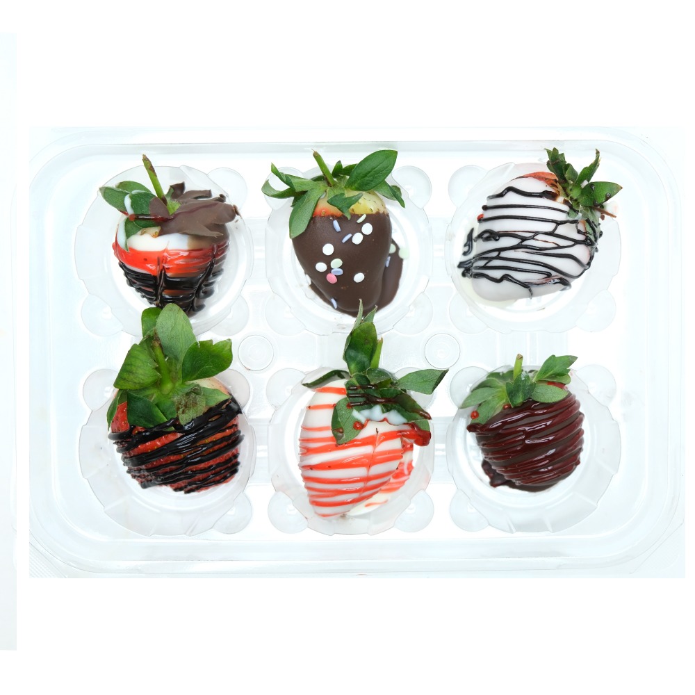 Chocolate Covered Strawberries (1x6) - Available at Alosra Online Supermarket