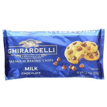 Ghirardelli Milk Chocolate Baking Chips For Cookies 326g 