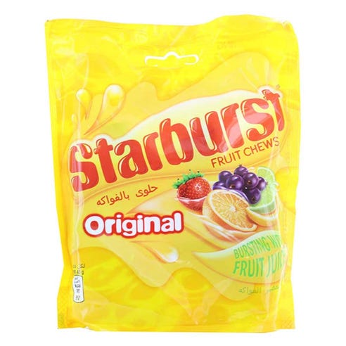 Starburst Original Fruit Chews 165g - Available at Alosra Online Supermarket