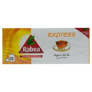 Rabea Express Black Tea Bags 25x2g
