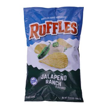 Ruffles Jalapeno Ranch Potato Chips 184.2g - Available at Alosra Online Supermarket