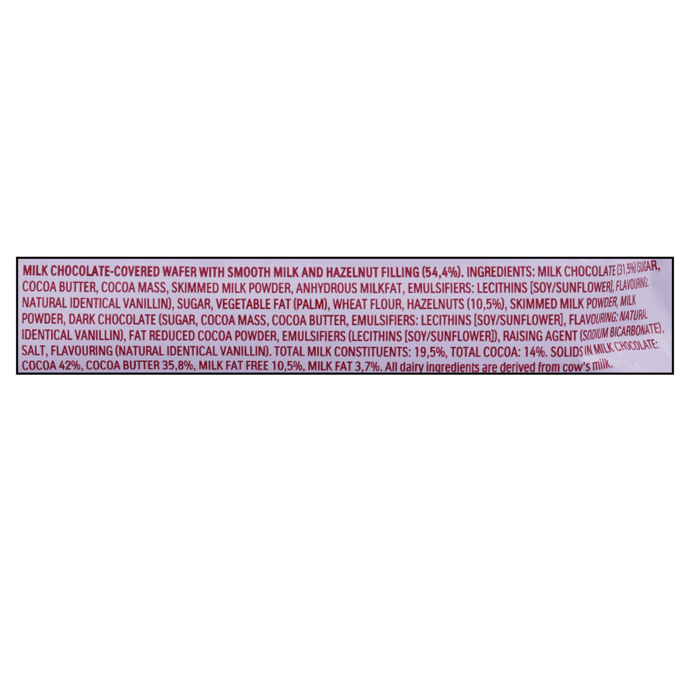 Kinder Bueno Milk Chocolate Bar 43g back image