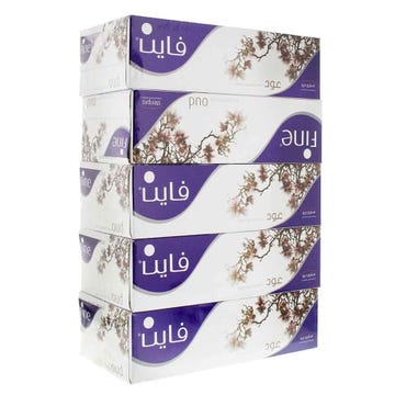 Fine Oud Facial Tissues 150 [5 Pack] - Available at Alosra Online Supermarket