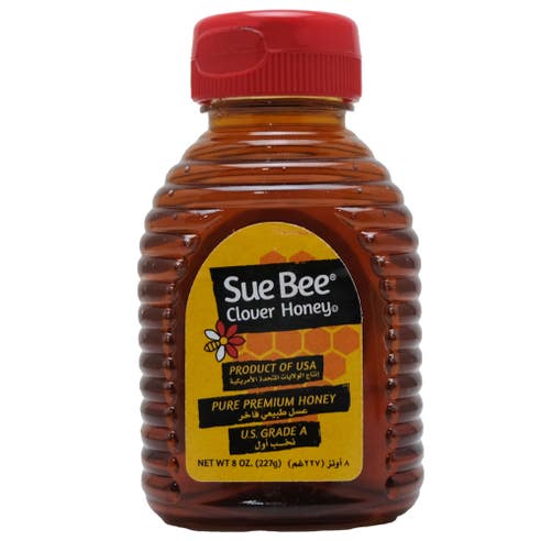 Sue Bee Clover Honey Squeeze Bottle 227g - Available at Alosra Online Supermarket