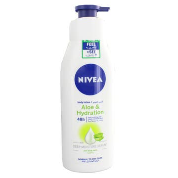 Nivea Aloe & Hydration Body Lotion 400ml - Available at Alosra Online Supermarket