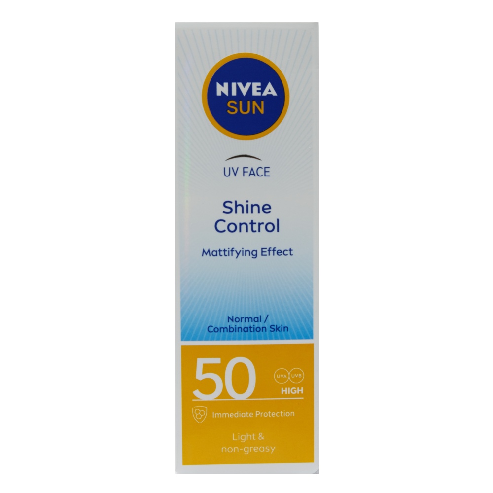 Nivea Sun Shine Control Face Cream 50ml - Available at Alosra Online Supermarket