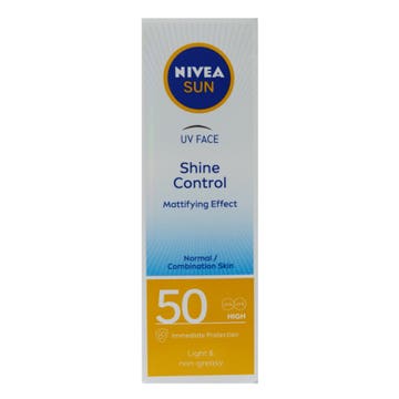 Nivea Sun Shine Control Face Cream 50ml - Available at Alosra Online Supermarket
