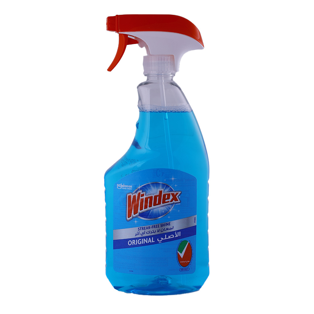 Windex Original Blue Glass Cleaner 750ml - Available at Alosra Online Supermarket
