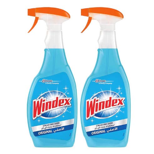 Windex Original Blue Glass Cleaner 2x750ml [Special Offer] - Available at Alosra Online Supermarket