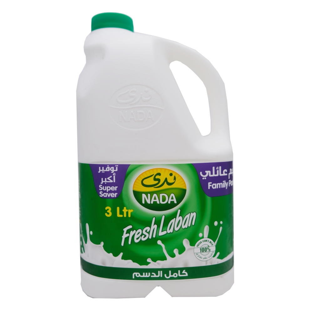 Nada Fresh Laban Full Cream Laban 3L