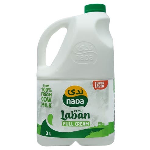 Nada Fresh Laban 3L - Available at Alosra Online Supermarket