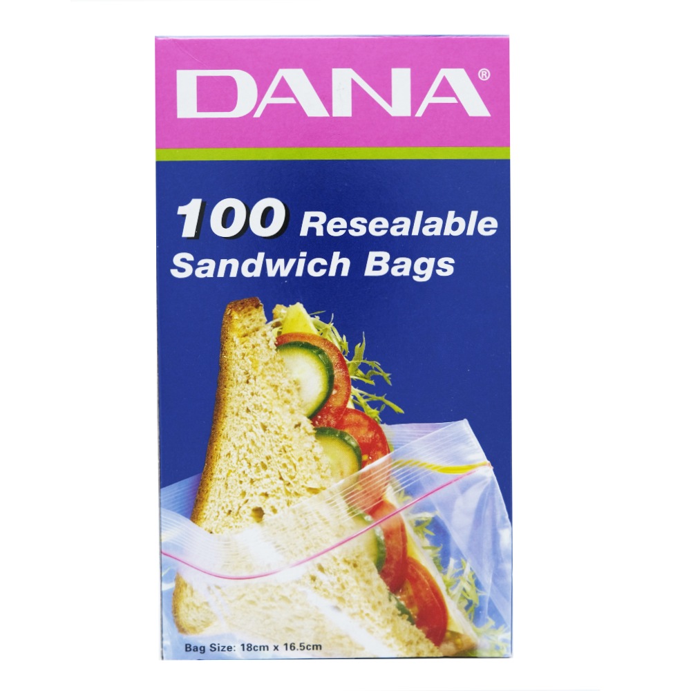 Dana Resealable Sandwich Bags 100's - Available at Alosra Online Supermarket