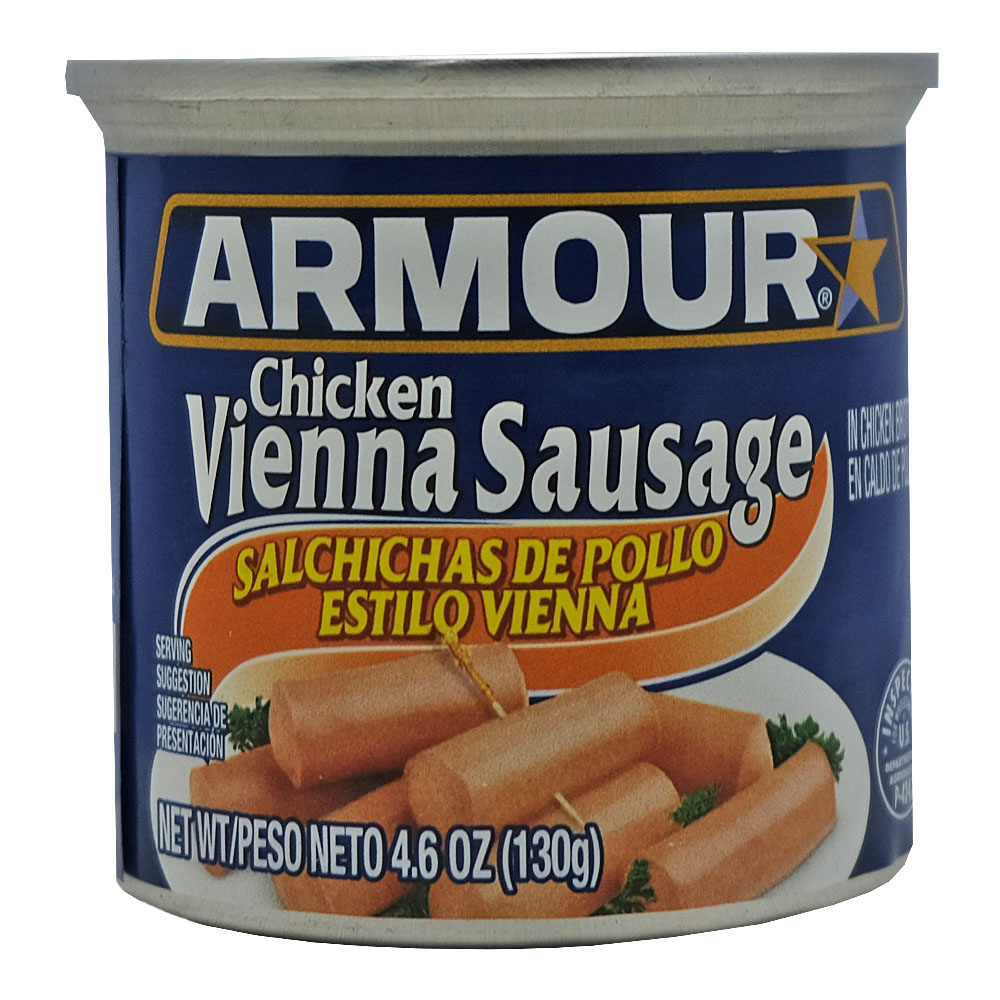 Armour Chicken Vienna Sausage 130g - Available at Alosra Online Supermarket