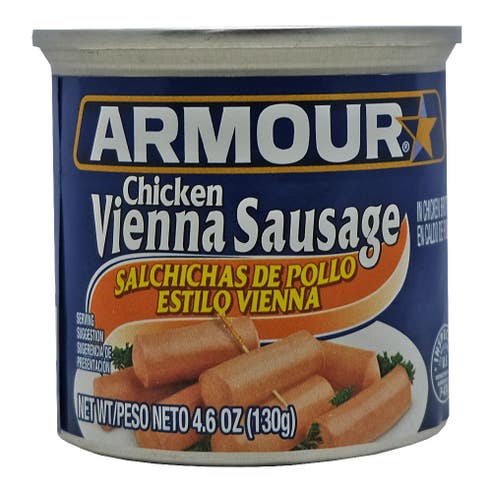 Armour Chicken Vienna Sausage 130g - Available at Alosra Online Supermarket