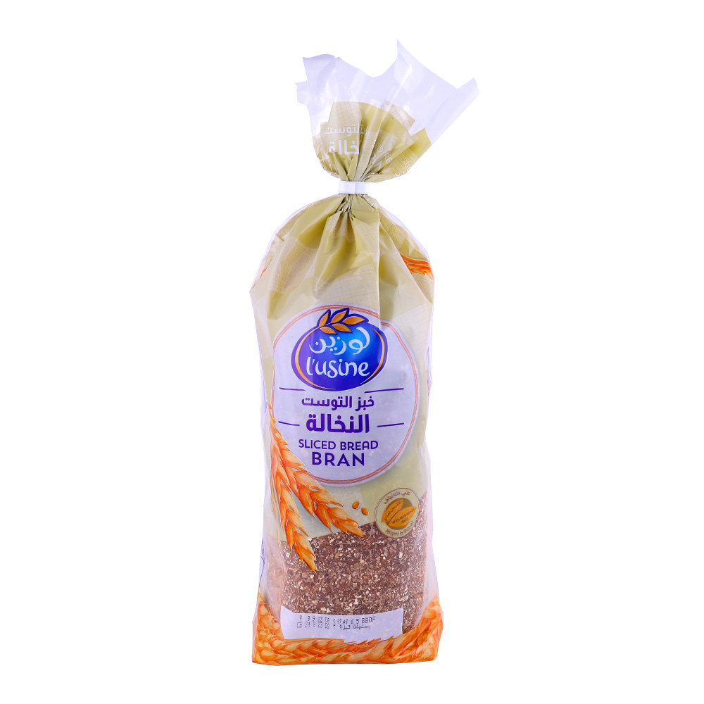 L'usine Bran Sliced Bread 615g - Available at Alosra Online Supermarket