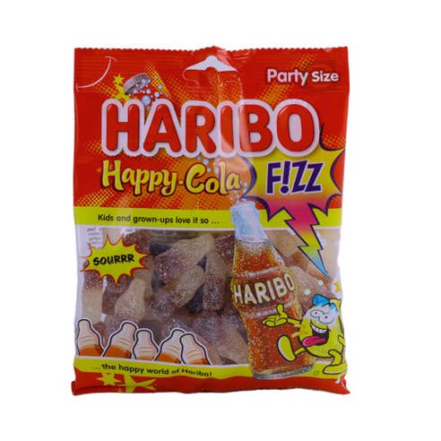 Haribo Happy Cola Fizz Gummies 160g 