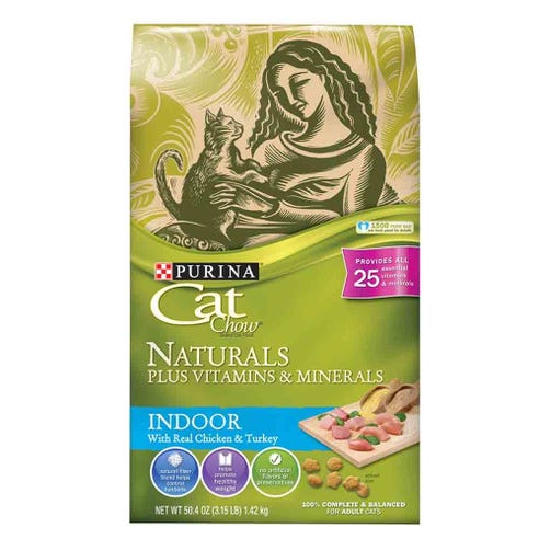 Purina Natural Indoor Cat Chow 1.42Kg - Available at Alosra Online Supermarket