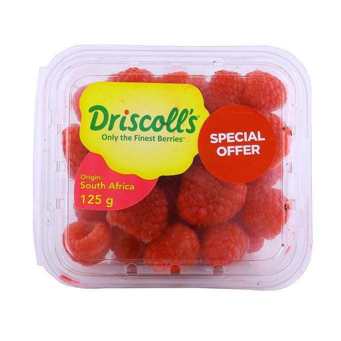 Driscoll's Raspberry 125g - Available at Alosra Online Supermarket