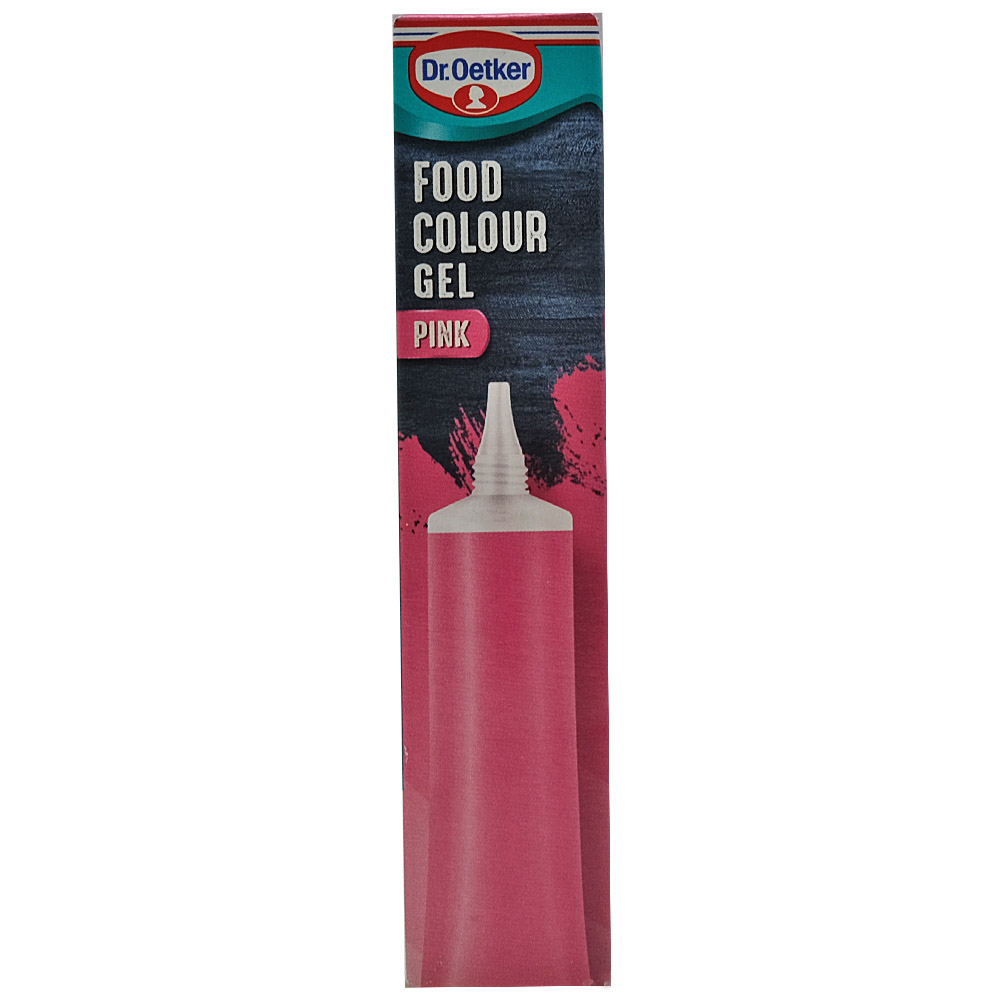 Dr.Oetker Pink Food Color Gel 15g - Available at Alosra Online Supermarket