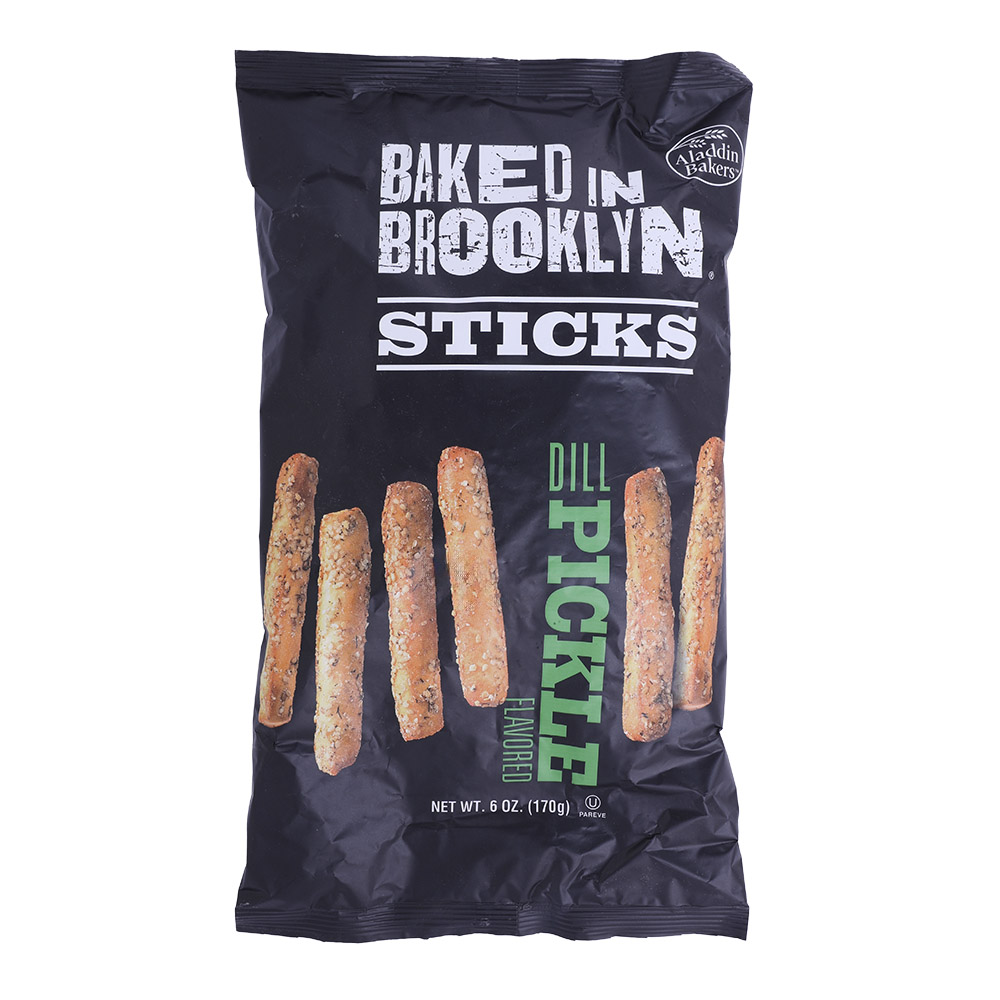 Baked In Brooklyn Sticks Dill Pickle Breadstick 170g - Available at Alosra Online Supermarket