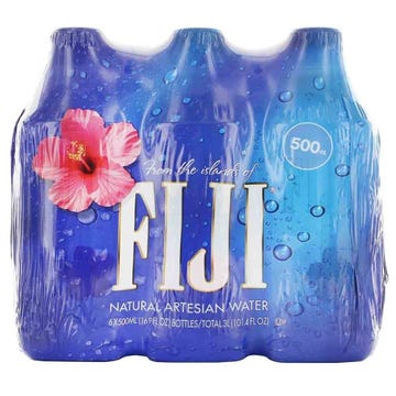 Fiji Natural Artesian Water 500ml [6 Pack] - Available at Alosra Online Supermarket