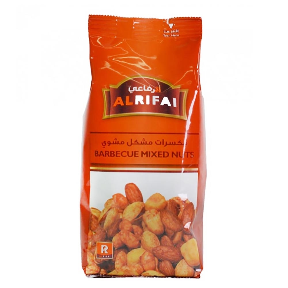 Al Rifai Barbecue Mixed Nuts 160g - Available at Alosra Online Supermarket