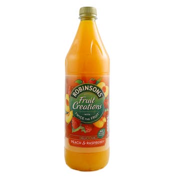 Robinsons Fruit Creations Peach & Raspberry 1L - Available at Alosra Online Supermarket