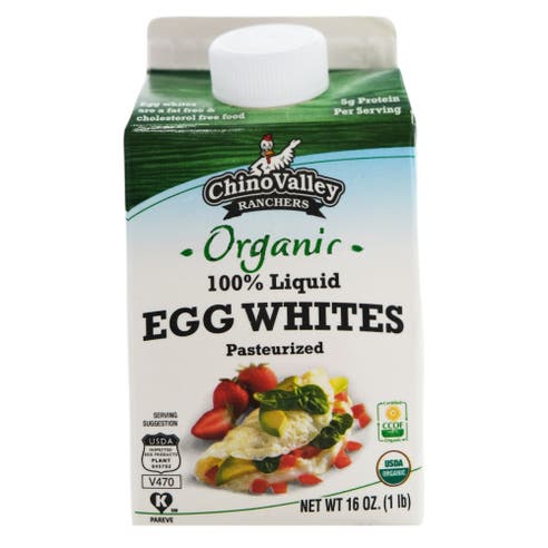 Chino Valley Organic Egg Whites Liquid 16oz - Available at Alosra Online Supermarket