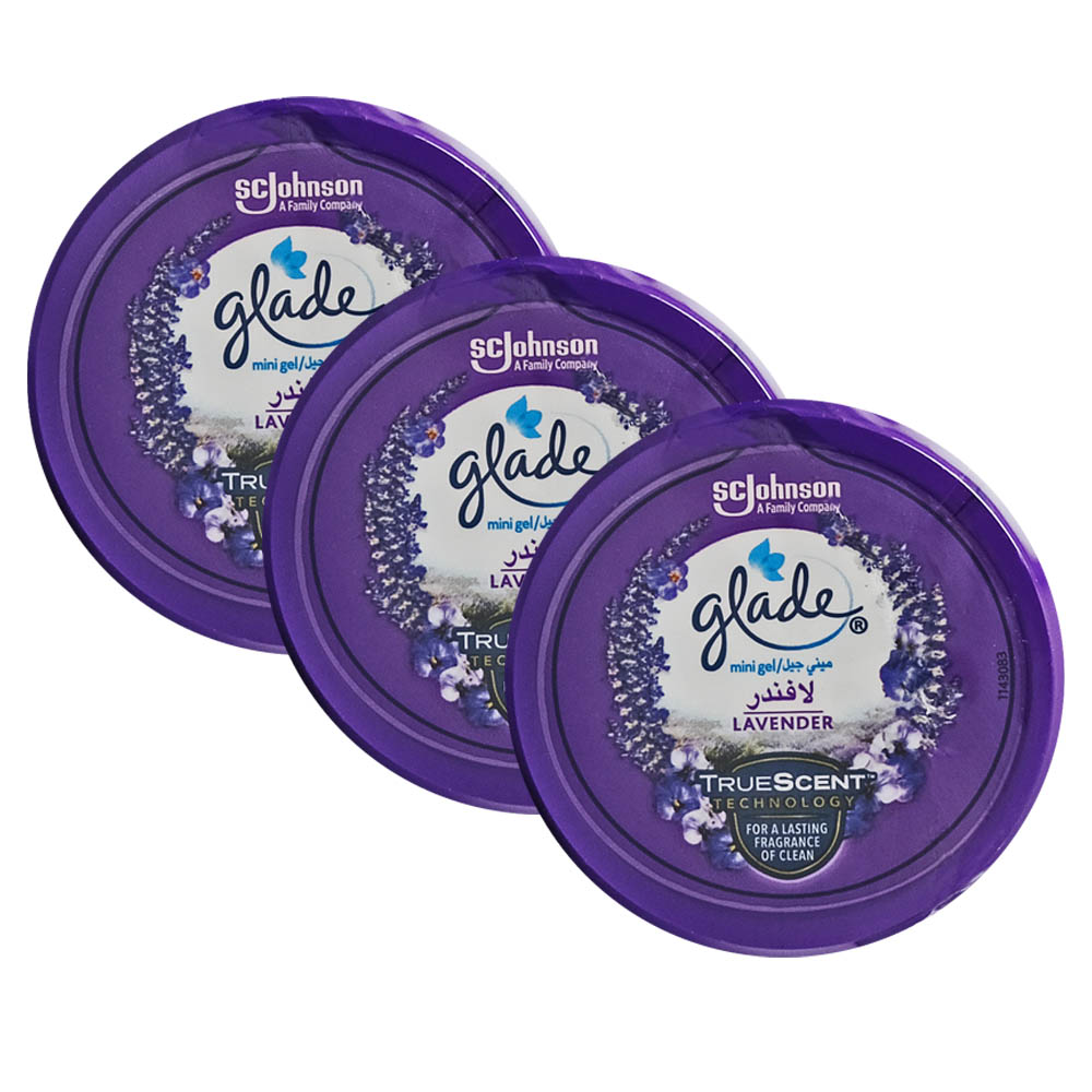 Glade Lavender Mini Gel 3x70g [Special Offer]