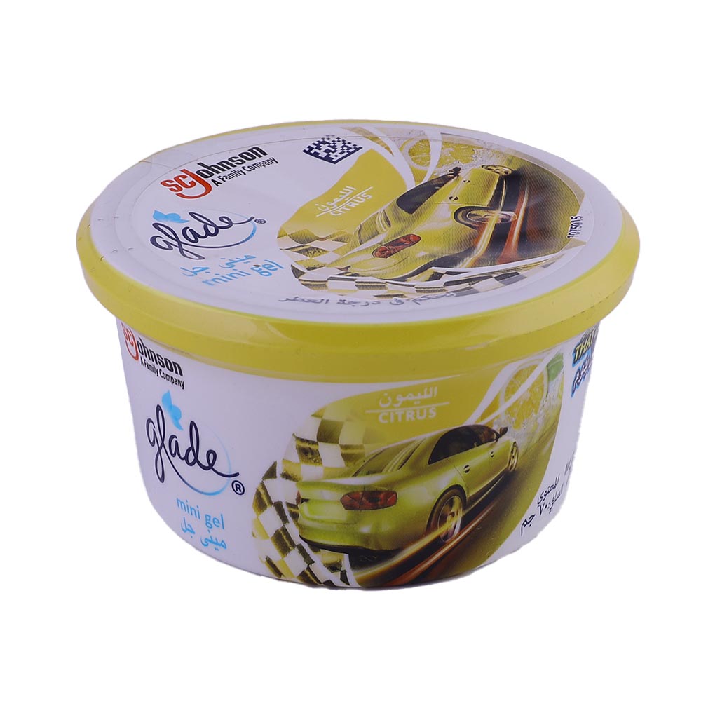 Glade Citrus Mini Gel 70g - Available at Alosra Online Supermarket