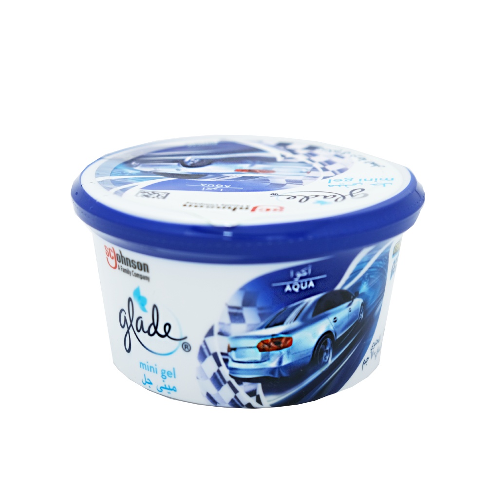 Glade Aqua Mini Gel 70g back image